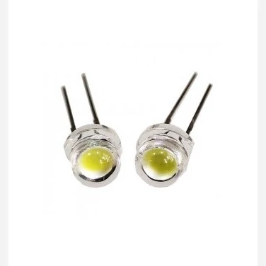 ال ای دی کلاهی سفید 5 میلی متر چیپ بزرگ