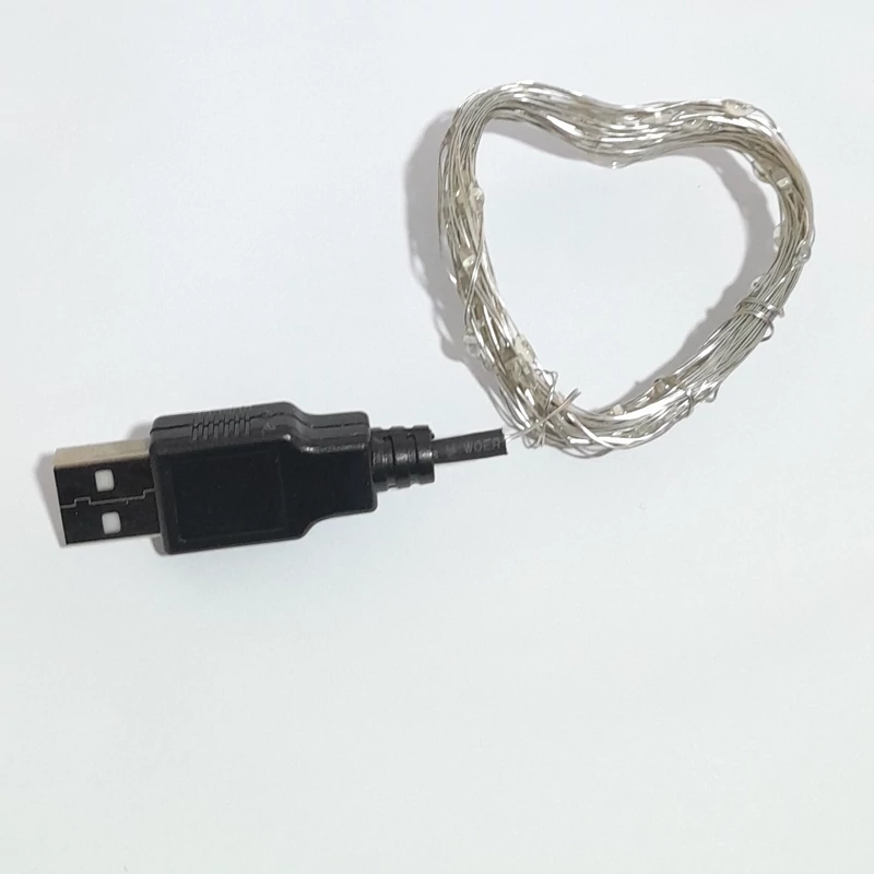 ریسه مفتولی 2 متری مدل usb ضد آب در 8 رنگ