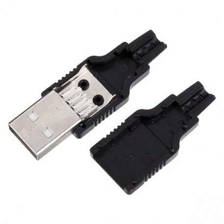 کانکتور USB نری لحیمی سیم خور